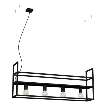 Hängeleuchte SHELF 4xE27/60W/230V