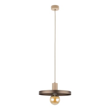 Hängeleuchte SILA 1xE27/15W/230V d 30 cm braun/beige