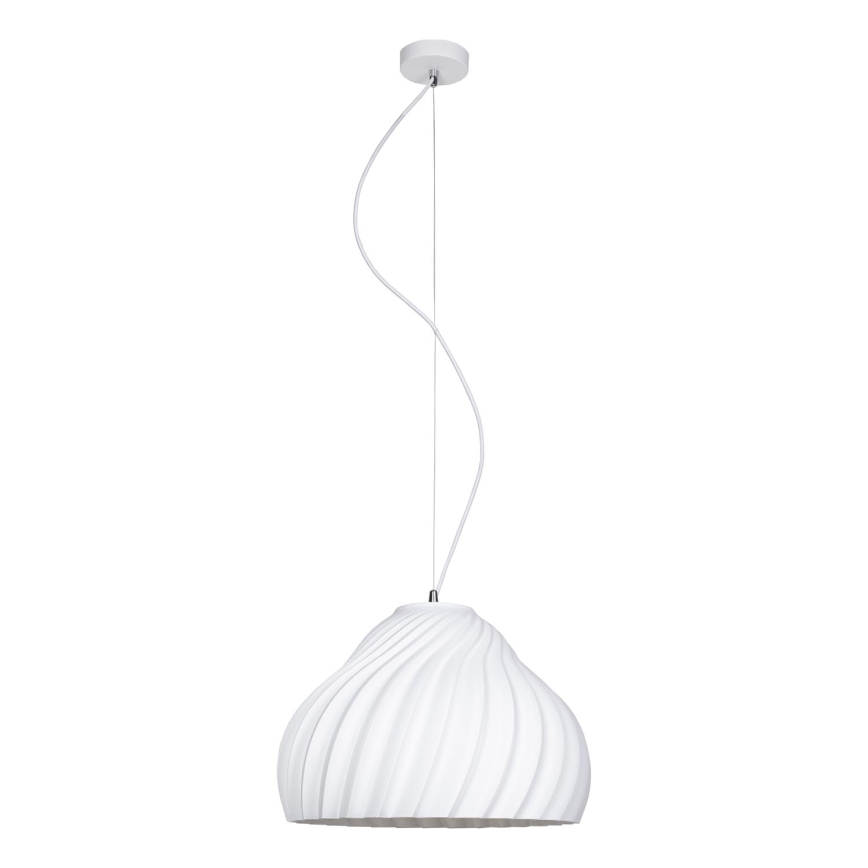 Hängeleuchte SILVO 1xE27/60W/230V d 38 cm weiß