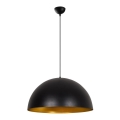 Hängeleuchte SIVANI mit Kabel 1xE27/40W/230V Ø 60 cm schwarz/kupfer