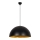 Hängeleuchte SIVANI mit Kabel 1xE27/40W/230V Ø 60 cm schwarz/kupfer