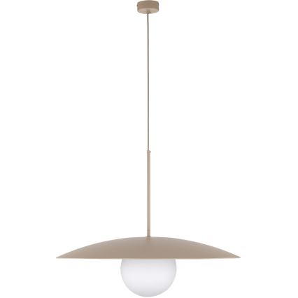 Hängeleuchte SLATE 1xE27/15W/230V d 65 cm beige