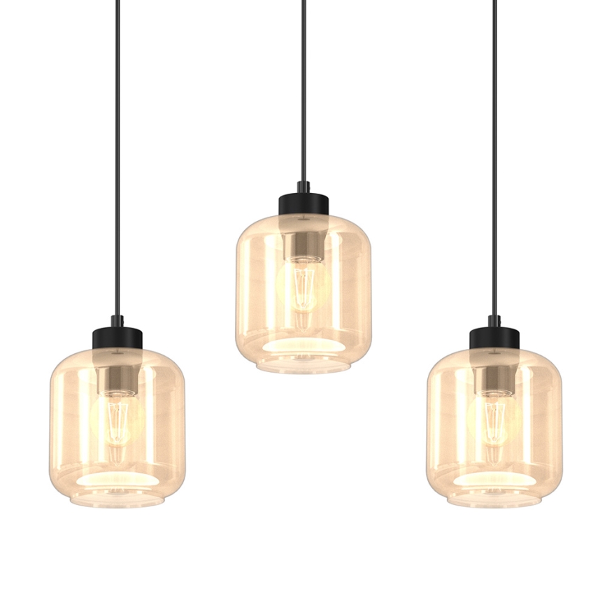 Hängeleuchte SOMBRA 3xE27/60W/230V beige