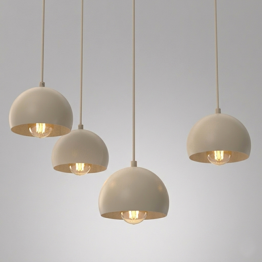 Hängeleuchte SOOL 5xE27/15W/230V, beige