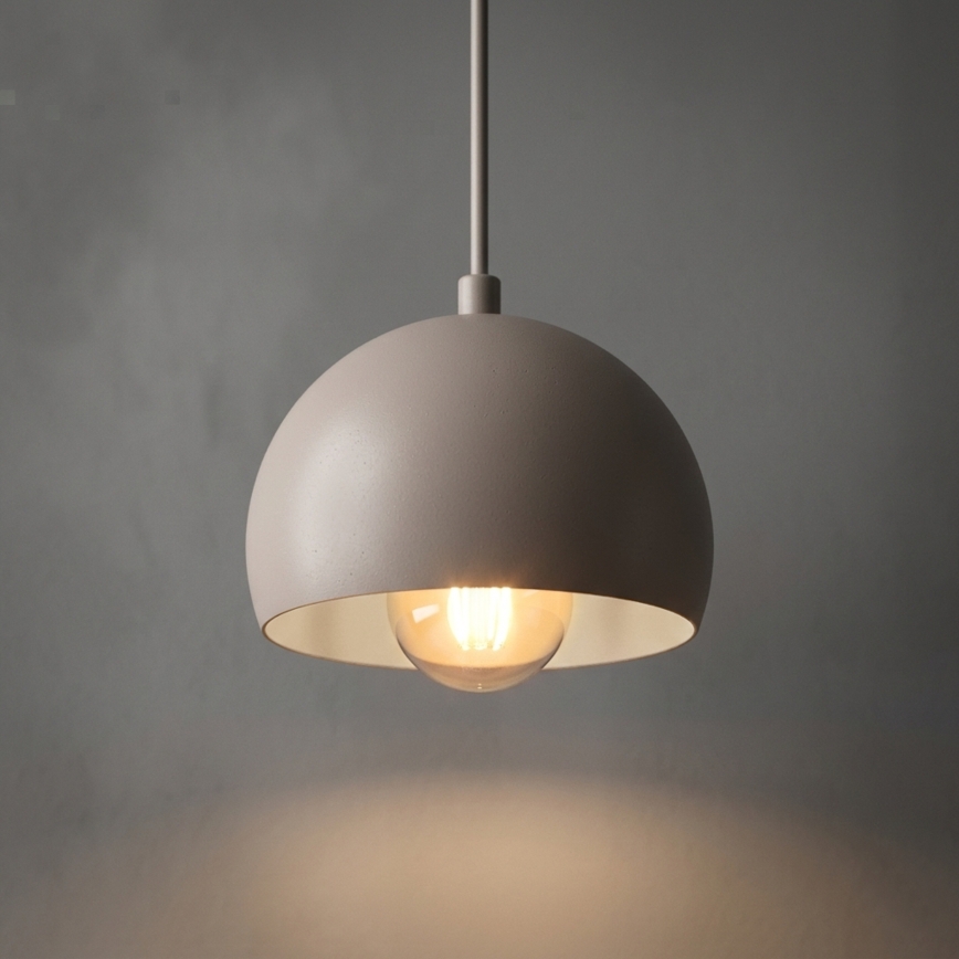 Hängeleuchte SOOL an Kabel 1xE27/15W/230V Ø 15 cm creme