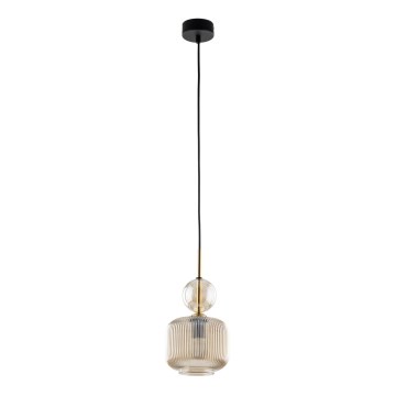 Hängeleuchte SOPHIA an Kabel 1xE14/10W/230V schwarz/rauchbeige