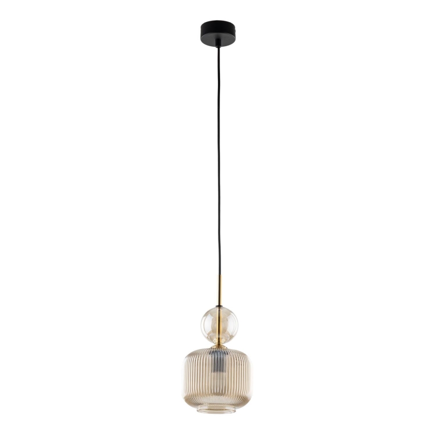 Hängeleuchte SOPHIA an Kabel 1xE14/10W/230V schwarz/rauchbeige