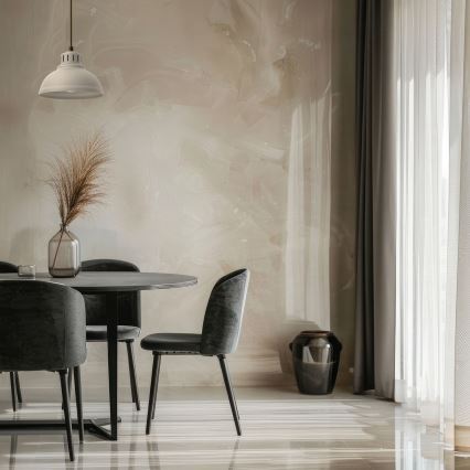 Hängeleuchte SVEN 1xE27/15W/230V beige