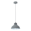 Hängeleuchte SVEN 1xE27/15W/230V grau