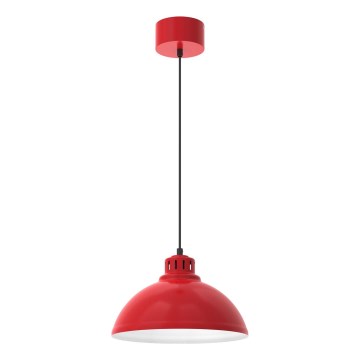 Hängeleuchte SVEN 1xE27/15W/230V rot