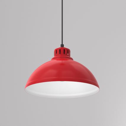Hängeleuchte SVEN 1xE27/15W/230V rot