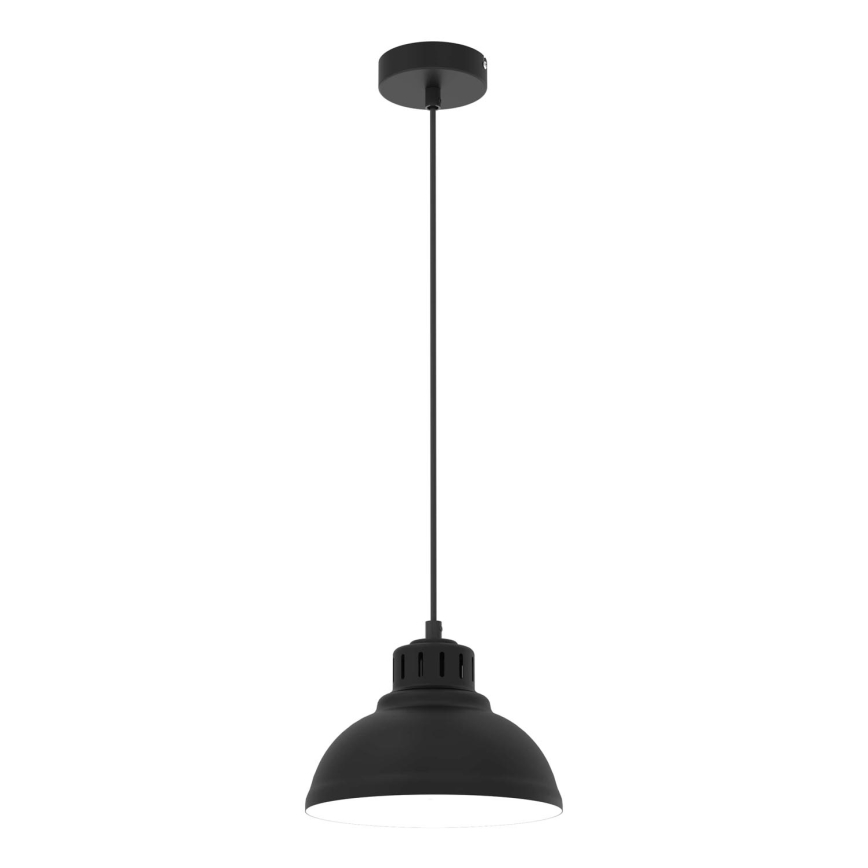 Hängeleuchte SVEN 1xE27/15W/230V schwarz