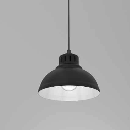 Hängeleuchte SVEN 1xE27/15W/230V schwarz