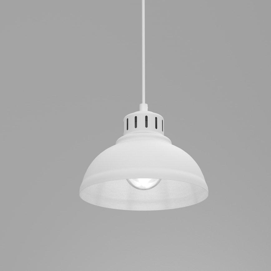 Hängeleuchte SVEN 1xE27/15W/230V weiß