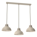 Hängeleuchte SVEN 3xE27/15W/230V beige