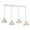 Hängeleuchte SVEN 4xE27/15W/230V beige
