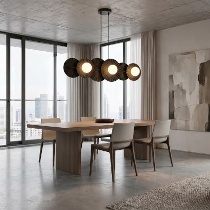 Hängeleuchte UMBRA 6xG9/8W/230V schwarz