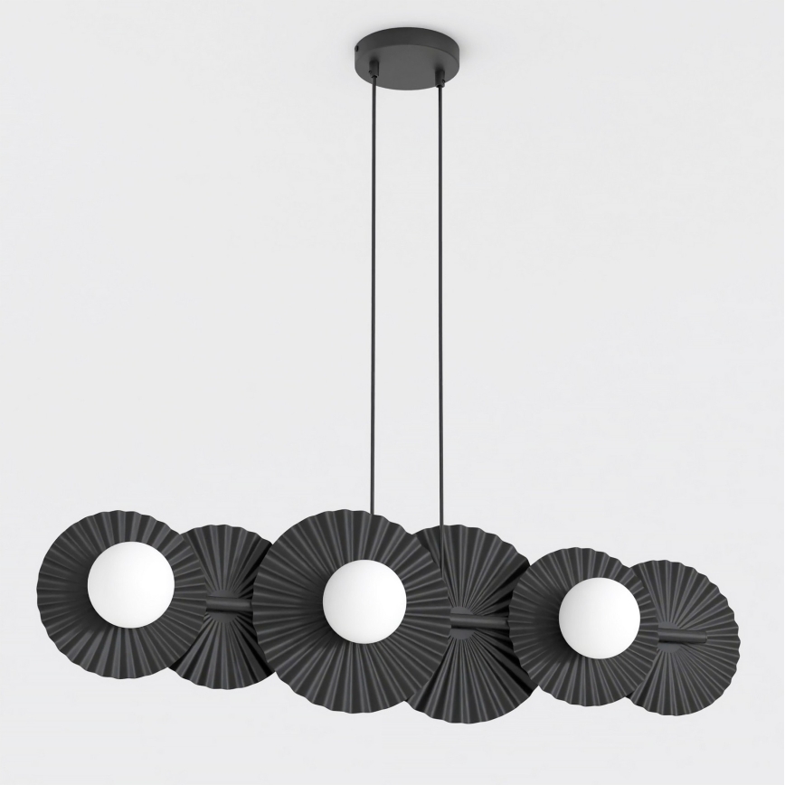 Hängeleuchte UMBRA 6xG9/8W/230V schwarz