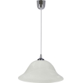 Hängeleuchte VERA 1xE27/60W/230V glänzendes Chrom/weiß