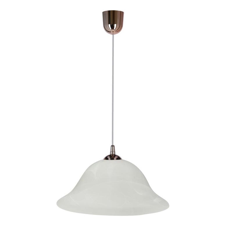 Hängeleuchte VERA 1xE27/60W/230V kupfern/weiß