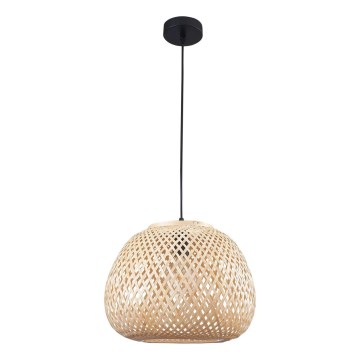Hängeleuchte ZANZIBAR 1xE27/20W/230V d 35 cm Bambus