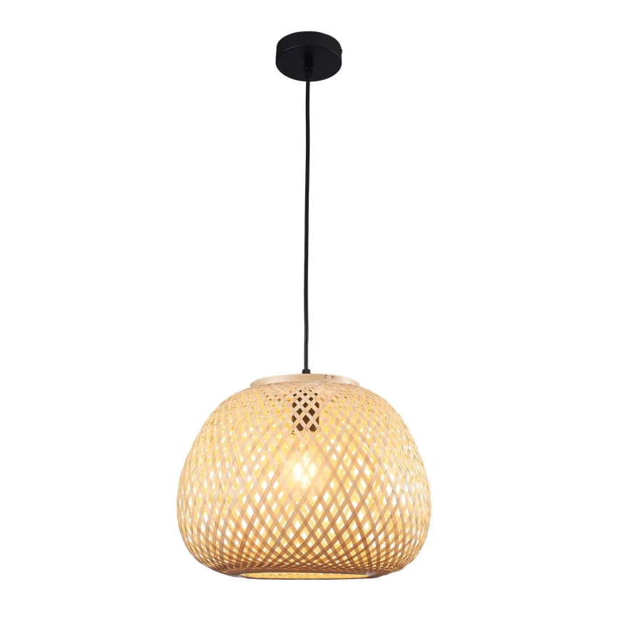Hängeleuchte ZANZIBAR 1xE27/20W/230V d 35 cm Bambus