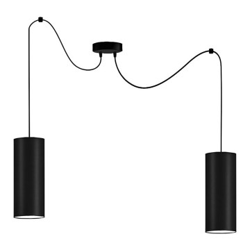 Hängeleuchte ZIK 2xE27/40W/230V Spinne schwarz