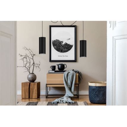 Hängeleuchte ZIK 2xE27/40W/230V Spinne schwarz