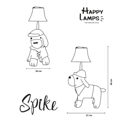 Happy Lamps - LED-Tischleuchte für Kinder SPIKE LED/5,4W/230V Jagdhund