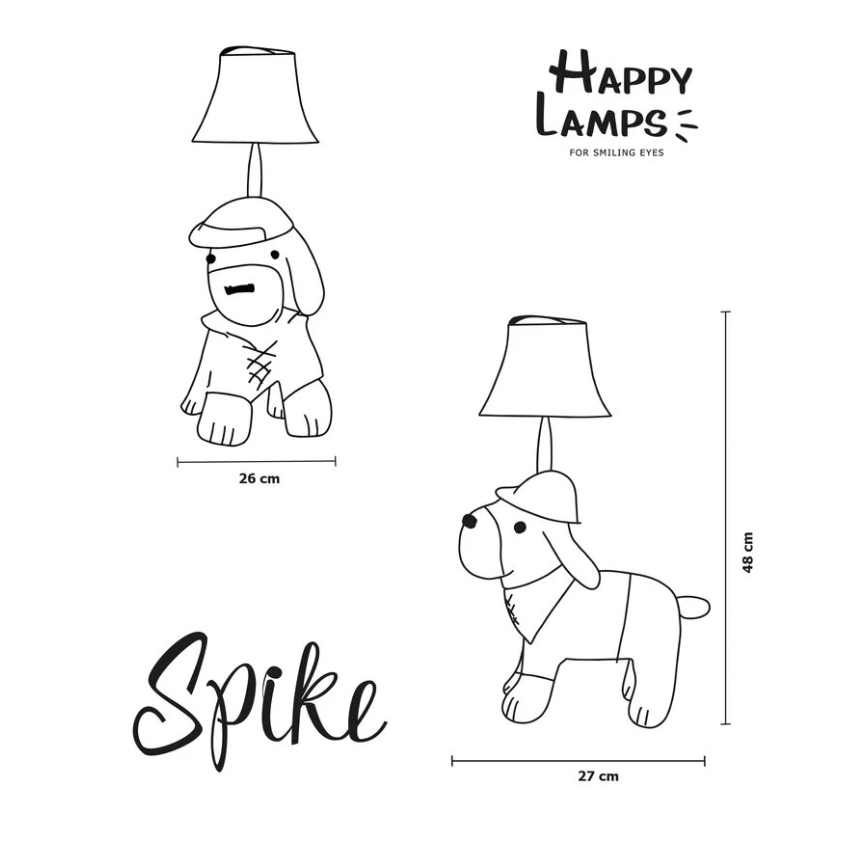 Happy Lamps - LED-Tischleuchte für Kinder SPIKE LED/5,4W/230V Jagdhund