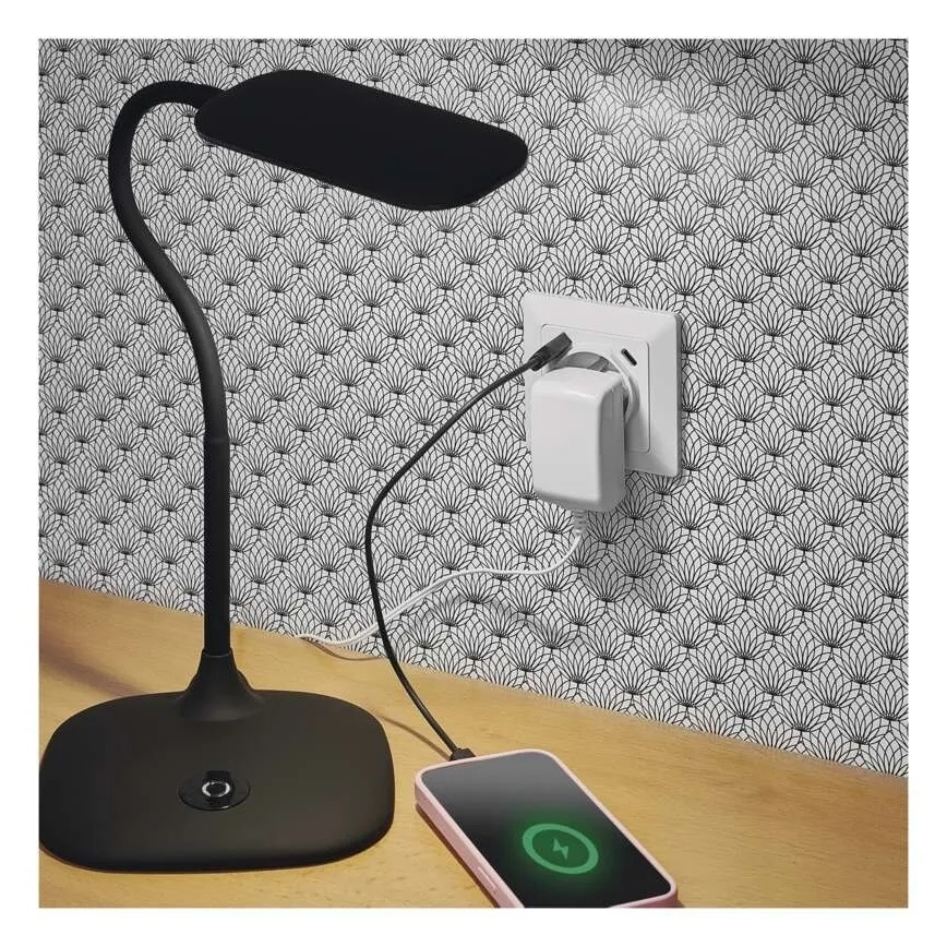 Haushaltssteckdose mit USB-A+USB-C