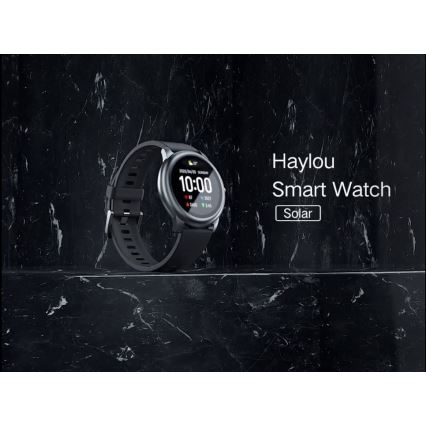 Haylou – Smartwatch LS05 Solar-Bluetooth IP68 schwarz