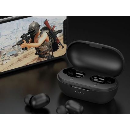 Haylou - Wasserdichte drahtlose Kopfhörer GT1 Pro Bluetooth schwarz