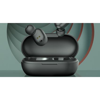 Haylou - Wasserdichte drahtlose Ohrhörer GT1 Plus Bluetooth schwarz