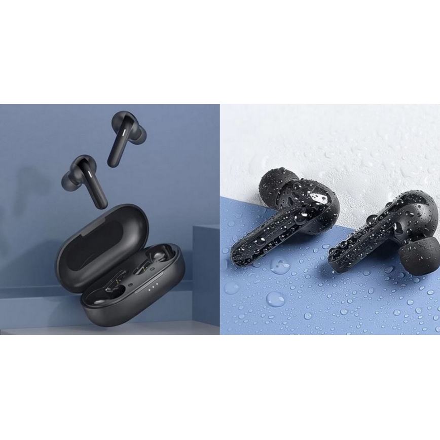 Haylou - Wasserdichte drahtlose Ohrhörer GT3 TWS IPX4 schwarz