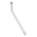 Hebel für Spiegel 1x14,8 cm Edelstahl/weiß