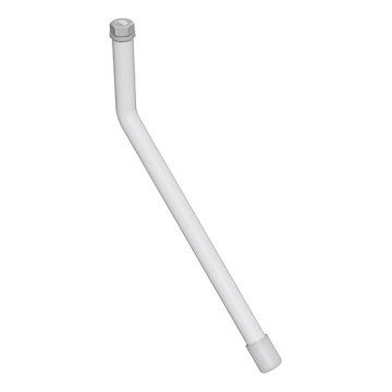 Hebel für Spiegel 1x14,8 cm Edelstahl/weiß