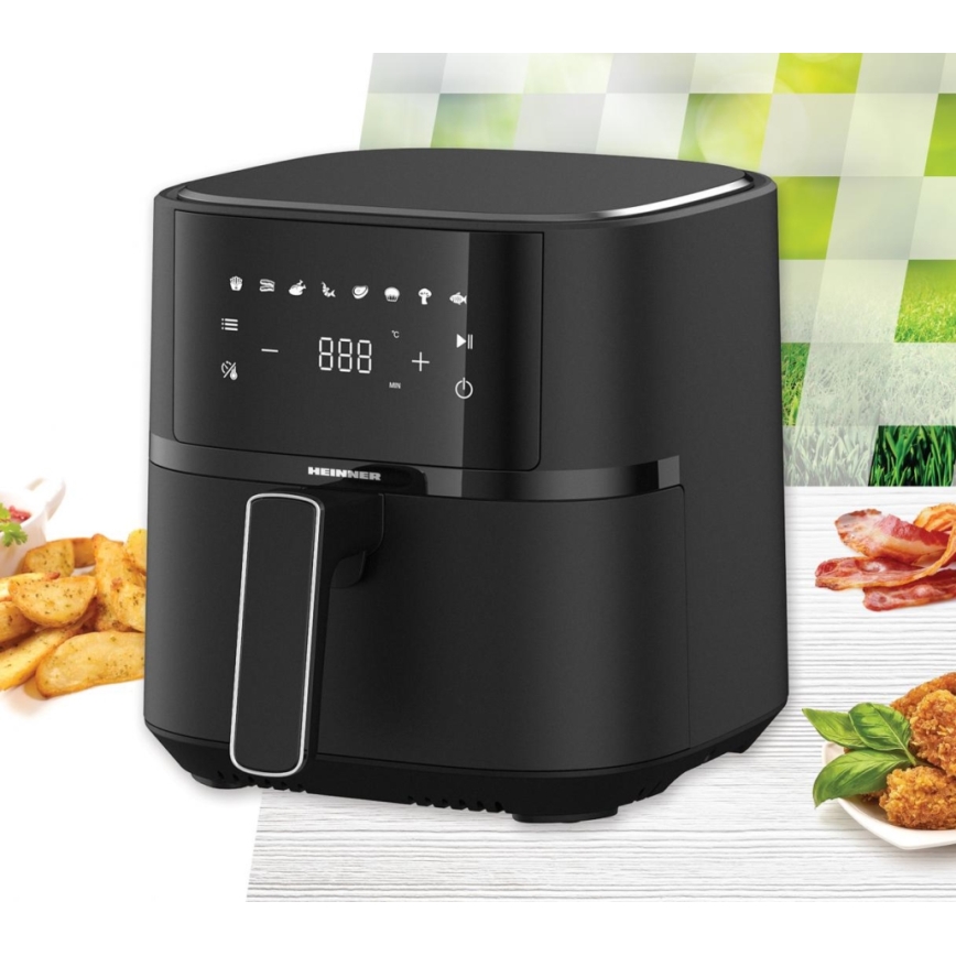 Heinner HAF-B4BK1500 - Heißluftfritteuse 4 l 1500W/230V schwarz