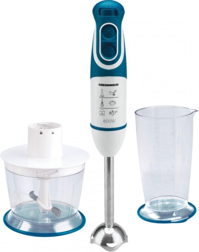 Heinner HB-600BL - Stabmixer 600W/230V blau/weiß