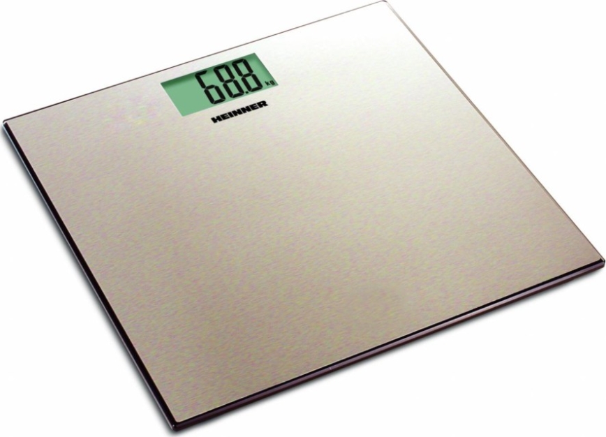 Heinner HBS-180SSGD - Digitale Personenwaage 2xAAA Edelstahl