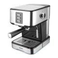 Heinner HEM-850IXBK - Siebträger-Espressomaschine, 850 W/230 V, Edelstahl/schwarz