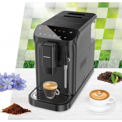 Heinner HEMA-D20DBK - Automatische Kaffeemaschine 1350W/230V schwarz