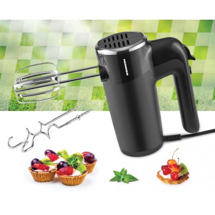 Heinner HM-300BK - Handmixer 300 W/230 V, schwarz