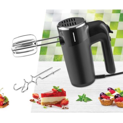 Heinner HM-300BK - Handmixer 300 W/230 V, schwarz