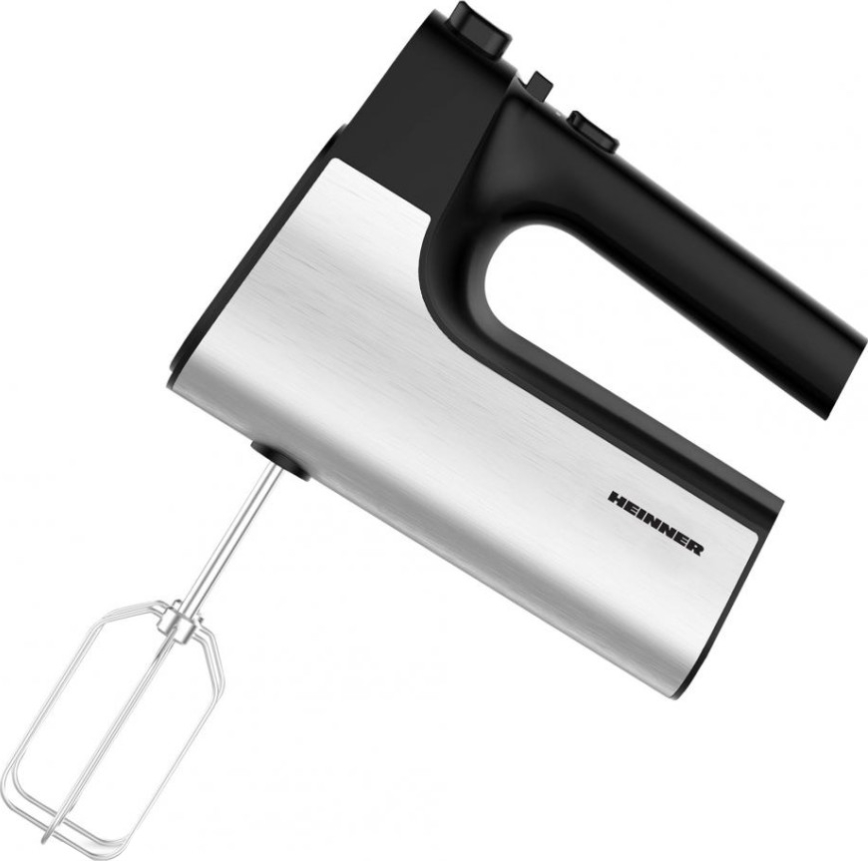 Heinner HM-500BKSS - Handmixer 500W/230V matt-chrom/schwarz