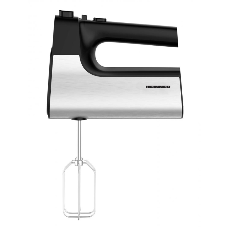 Heinner HM-500BKSS - Handmixer 500W/230V matt-chrom/schwarz
