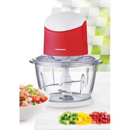 Heinner HMC-K500WHR - Küchenzerkleinerer 500W/230V rot