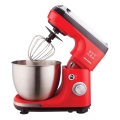 Heinner HPM-600RD - Küchenmaschine mit Edelstahlschüssel 600 W/230 V rot