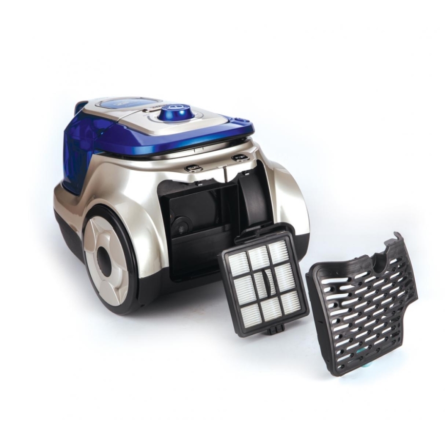 Heinner HVC-V750BL - Beutelloser Staubsauger 750W/230V blau/silber