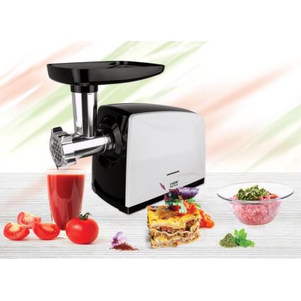 Heinner MG-2100BKWH - Fleischwolf 2100W/230V schwarz/weiß